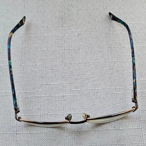 Liz Claiborne Women Glasses Frame Blue Bronze Tone Eyeglasses L392 ORX3 - Picture 11 of 12